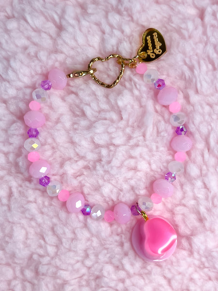 7 in. Heart Flan Bracelet