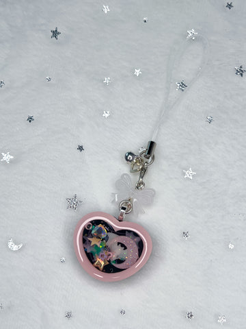 Mini Heart Shaker Charm