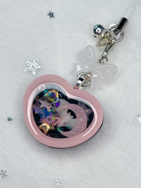 Mini Heart Shaker Charm