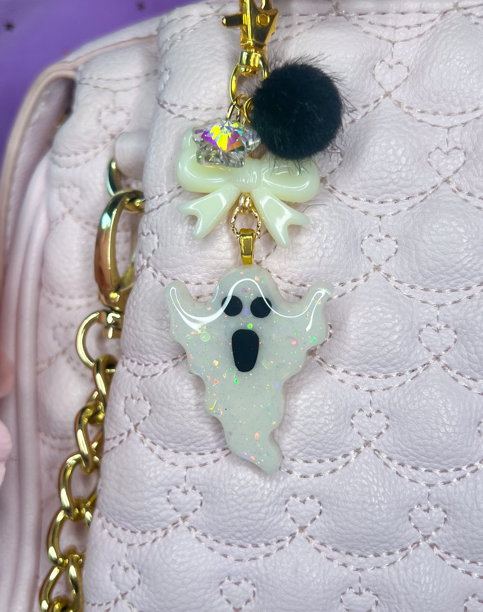 Ghost Bag Charm (Gold)